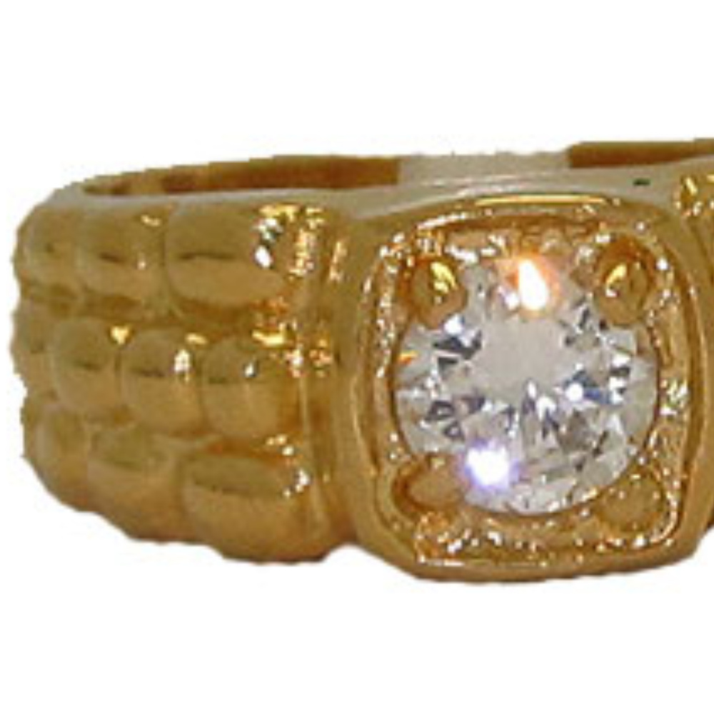Quality Cubic Zirconia Rings Mens Ring NWT - Picture 2 of 3